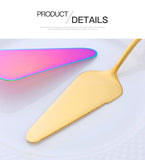 9 Colors 304 Grade Stainless Steel Cake Pizza Serving Knife-Rosettas-Country-Kitchen