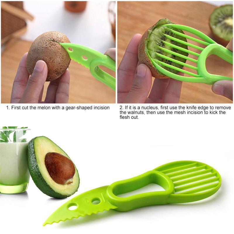 Avocado Slicer 3 in 1 Avocado Peeler Avocado Knife Multifunctional