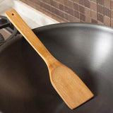 Natural Healthy Bamboo Wood Kitchen Spatula Cooking Utensil-Rosettas-Country-Kitchen