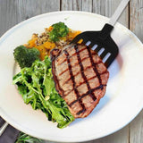 Nonstick Stainless Steel Long Handle Slotted Turner Kitchen Spatula-Rosettas-Country-Kitchen