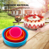 Random Color Silicone Cake Round Shape Mold Kitchen Bakeware Desserts Mousse Cake Moulds Baking Pan Tools-Rosettas-Country-Kitchen