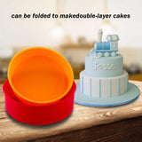 Random Color Silicone Cake Round Shape Mold Kitchen Bakeware Desserts Mousse Cake Moulds Baking Pan Tools-Rosettas-Country-Kitchen
