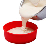 Random Color Silicone Cake Round Shape Mold Kitchen Bakeware Desserts Mousse Cake Moulds Baking Pan Tools-Rosettas-Country-Kitchen