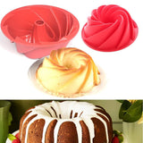 Random Color Silicone Cake Round Shape Mold Kitchen Bakeware Desserts Mousse Cake Moulds Baking Pan Tools-Rosettas-Country-Kitchen