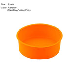 Random Color Silicone Cake Round Shape Mold Kitchen Bakeware Desserts Mousse Cake Moulds Baking Pan Tools-Rosettas-Country-Kitchen