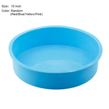 Random Color Silicone Cake Round Shape Mold Kitchen Bakeware Desserts Mousse Cake Moulds Baking Pan Tools-Rosettas-Country-Kitchen