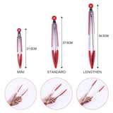 Silicone And Stainless Steel Kitchen Salad Tongs-Rosettas-Country-Kitchen