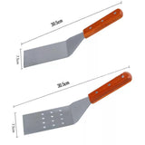 Stainless Steel BBQ Grill Turner Spatula Cooking Utensils-Rosettas-Country-Kitchen