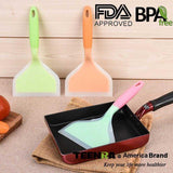 Wide Silicone Non-stick Japanese Omelette Cooking Spatula-Rosettas-Country-Kitchen