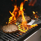 Wooden Handle Grill Turner Stainless Steel Bladed Scraper Griddle Cooking Utensil-Rosettas-Country-Kitchen