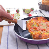 Wooden Handle Grill Turner Stainless Steel Bladed Scraper Griddle Cooking Utensil-Rosettas-Country-Kitchen