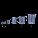 15ml / 30ml /50ml /250ml /500ml Clear Plastic Graduated Measuring Cup For Liquid Measure-Rosettas-Country-Kitchen