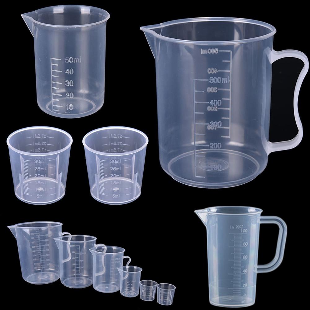 15ml / 30ml /50ml /250ml /500ml Clear Plastic Graduated Measuring Cup –  Rosettas-Country-Kitchen