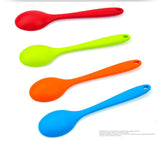 4 Color 210 mm Universal Flexible Heat Resistant Silicone Spoon Scraper Spatula Ice Cream Cake Kitchen Tool Utensil-Rosettas-Country-Kitchen