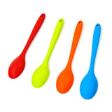 4 Color 210 mm Universal Flexible Heat Resistant Silicone Spoon Scraper Spatula Ice Cream Cake Kitchen Tool Utensil-Rosettas-Country-Kitchen