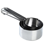 4 pcs/ Set Stainless Steel Measuring Cup Measuring Scoop For Baking-Rosettas-Country-Kitchen