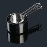 4 pcs/ Set Stainless Steel Measuring Cup Measuring Scoop For Baking-Rosettas-Country-Kitchen