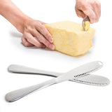 5pcs/Set Of Stainless Steel Butter Knife Cream Cheese Jam Spatula Dessert Spreaders-Rosettas-Country-Kitchen