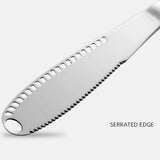 5pcs/Set Of Stainless Steel Butter Knife Cream Cheese Jam Spatula Dessert Spreaders-Rosettas-Country-Kitchen