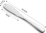 5pcs/Set Of Stainless Steel Butter Knife Cream Cheese Jam Spatula Dessert Spreaders-Rosettas-Country-Kitchen