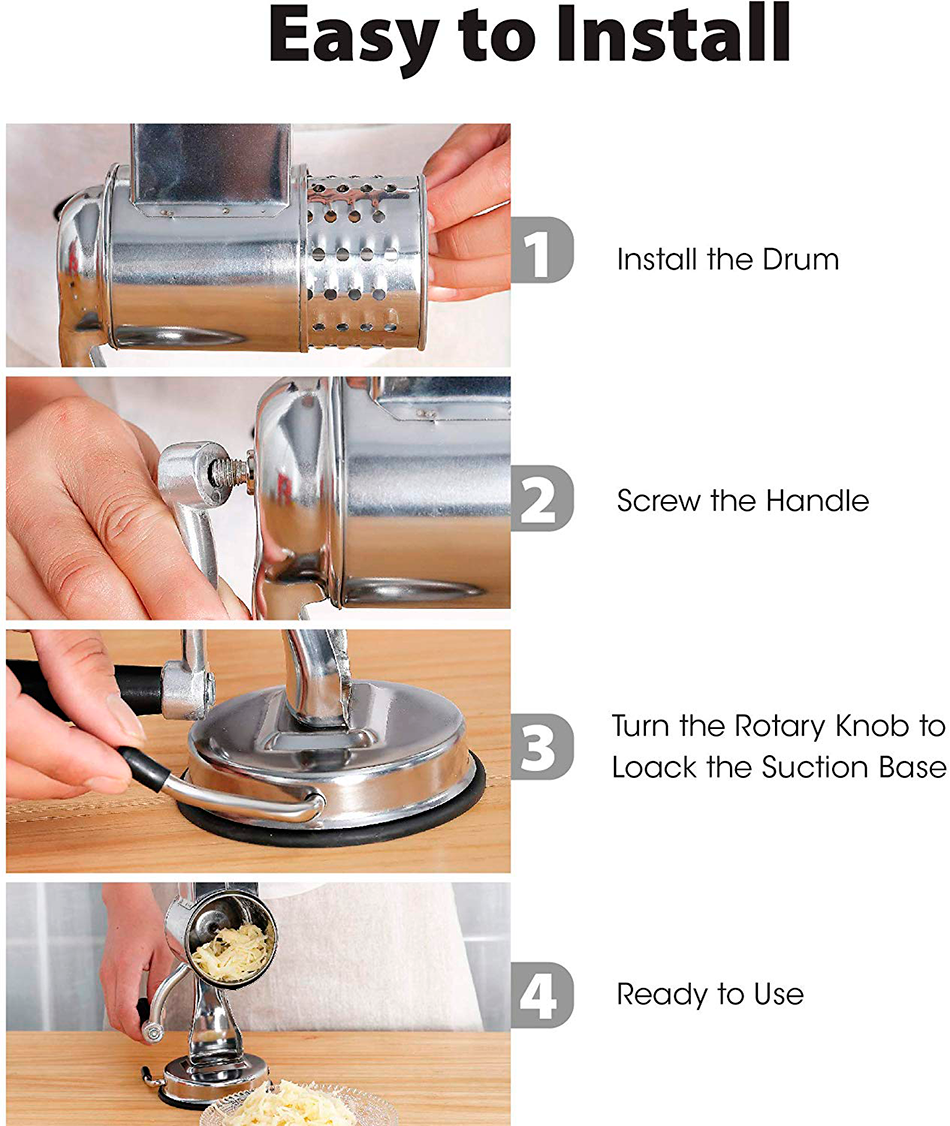 Manual Rotary Vegetable Slicer