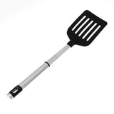 Nonstick Stainless Steel Long Handle Slotted Turner Kitchen Spatula-Rosettas-Country-Kitchen