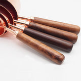 Premium Copper Over Stainless Steel Measuring Cups and Spoons Set of 8-Rosettas-Country-Kitchen