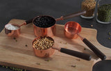 Premium Copper Over Stainless Steel Measuring Cups and Spoons Set of 8-Rosettas-Country-Kitchen