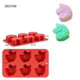 Rose Heart Cake Mold 3D Silicone Molds Baking Dessert Mousse Kitchen Bakeware Tools Art Cake Form Tray l-Rosettas-Country-Kitchen