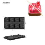 Rose Heart Cake Mold 3D Silicone Molds Baking Dessert Mousse Kitchen Bakeware Tools Art Cake Form Tray l-Rosettas-Country-Kitchen