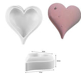 Rose Heart Cake Mold 3D Silicone Molds Baking Dessert Mousse Kitchen Bakeware Tools Art Cake Form Tray l-Rosettas-Country-Kitchen