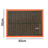 Silicone Mat 18 Eclair Pastry Non Stick Liner Mat Macaron Cookie Bread Mat For Baking Tools 30x40cm Oven Sheet-Rosettas-Country-Kitchen