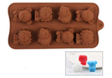Silicone Non-stick Cake Jelly and Candy Mold 29 Different 3D Shapes-Rosettas-Country-Kitchen