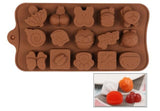 Silicone Non-stick Cake Jelly and Candy Mold 29 Different 3D Shapes-Rosettas-Country-Kitchen