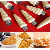 Stainless Steel Conical Pastry Spiral Croissant Horn-Rosettas-Country-Kitchen