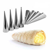 Stainless Steel Conical Pastry Spiral Croissant Horn-Rosettas-Country-Kitchen