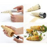 Stainless Steel Conical Pastry Spiral Croissant Horn-Rosettas-Country-Kitchen