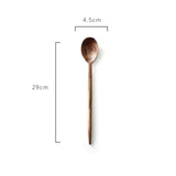 Sustainable All Wooden Long Handle Non-stick Cooking Utensils-Rosettas-Country-Kitchen