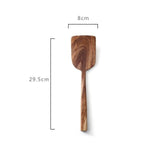 Sustainable All Wooden Long Handle Non-stick Cooking Utensils-Rosettas-Country-Kitchen