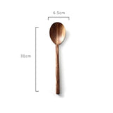 Sustainable All Wooden Long Handle Non-stick Cooking Utensils-Rosettas-Country-Kitchen